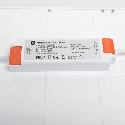 Aigostar - Panel empotrado LED RGBW regulable para falso techo MESH LED/36W/230V 2700-6500K 120x30 cm