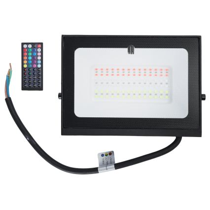 Aigostar - Reflector LED RGB regulable LED/50W/230V IP65 + mando a distancia