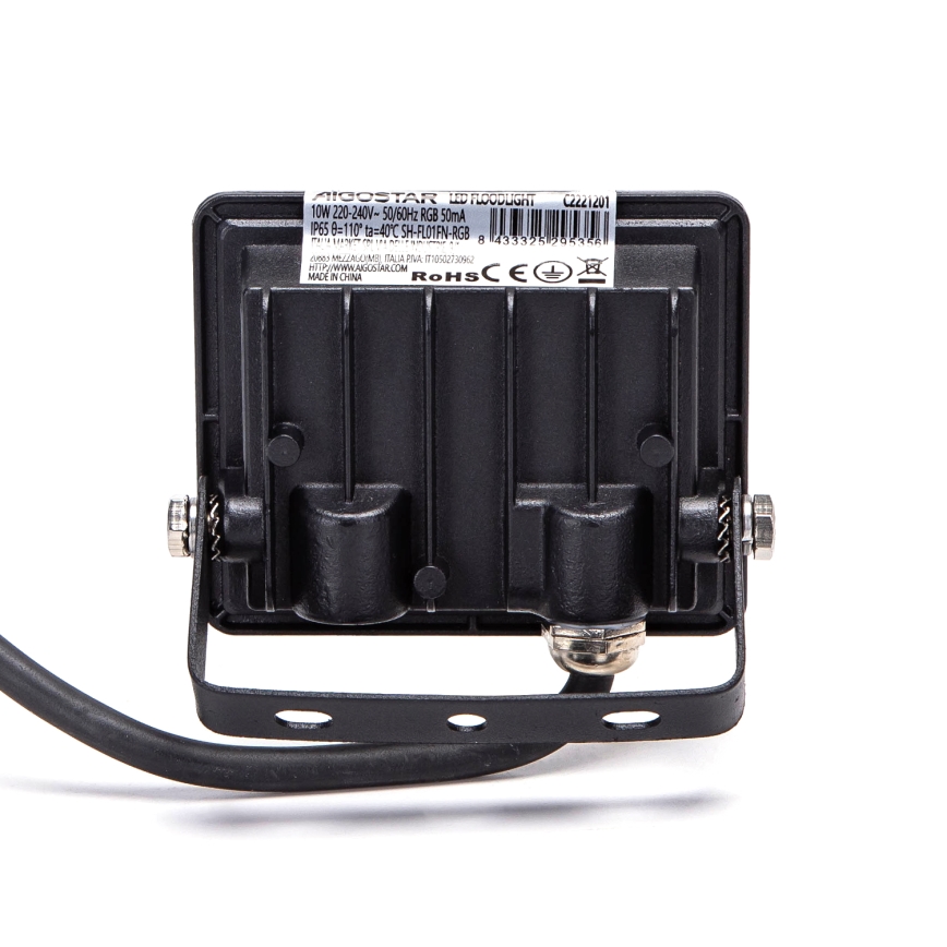 Aigostar - Proyector LED RGBW regulable LED/10W/230V IP65 + control remoto
