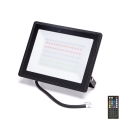 Aigostar - Proyector LED RGBW regulable 50W/230V IP65 + mando a distancia