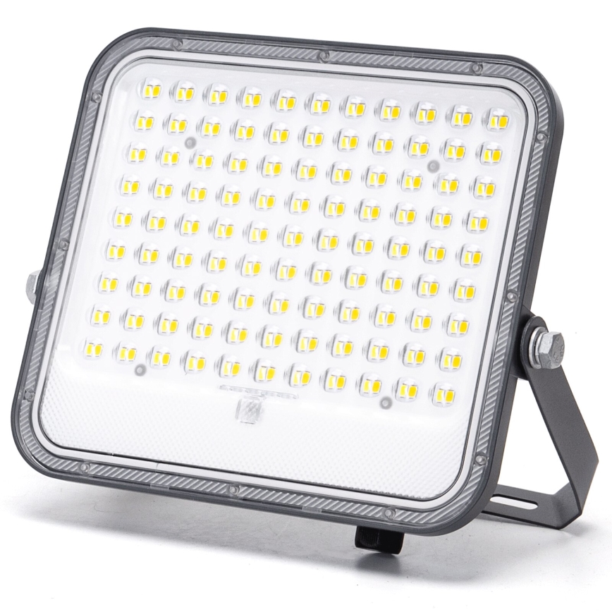 Aigostar - Proyector LED solar regulable/150W/3,4V 3000/4000/6500K IP66 12000 mAh + mando a distancia