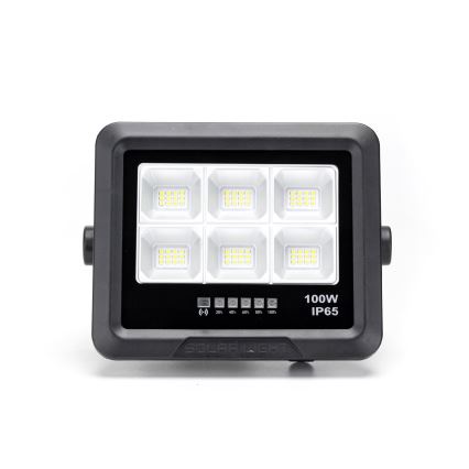 Aigostar - Proyector solar LED regulable LED/100W/3,4V IP65 10000 mAh + control remoto