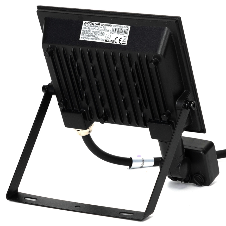 Aigostar - Reflector LED con sensor LED/30W/230V 6500K IP65