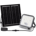 Aigostar - Reflector solar LED regulable con sensor LED/80W/3,4V 6500K IP66 4000 mAh + control remoto