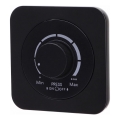 Aigostar - Regulador de intensidad con marco 250V/10A negro