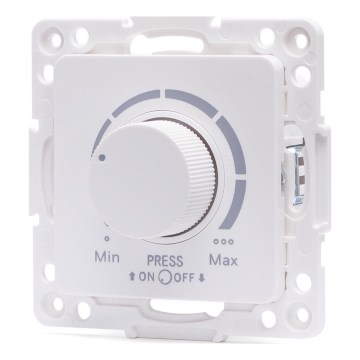 Aigostar - Regulador de intensidad sin marco 250V/10A, blanco