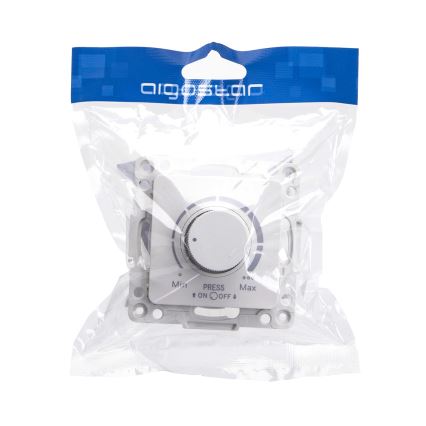 Aigostar - Regulador de intensidad sin marco 250V/10A, blanco