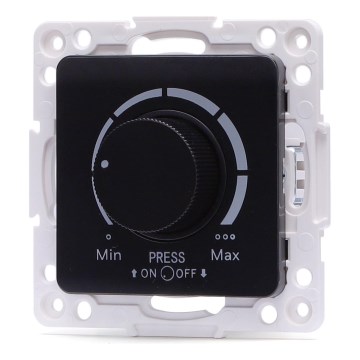 Aigostar - Regulador sin marco 250V/10A, negro