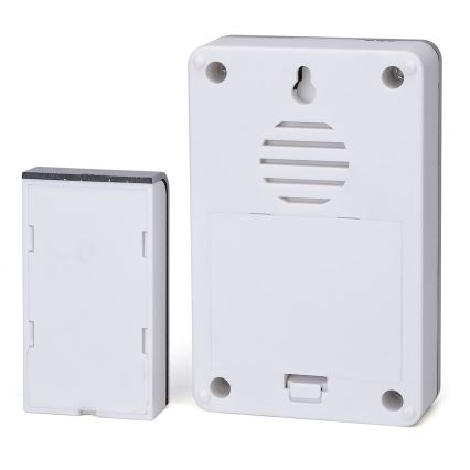 Aigostar - SET 2x Campana inalámbrica 3xAA/12V IP44 blanco