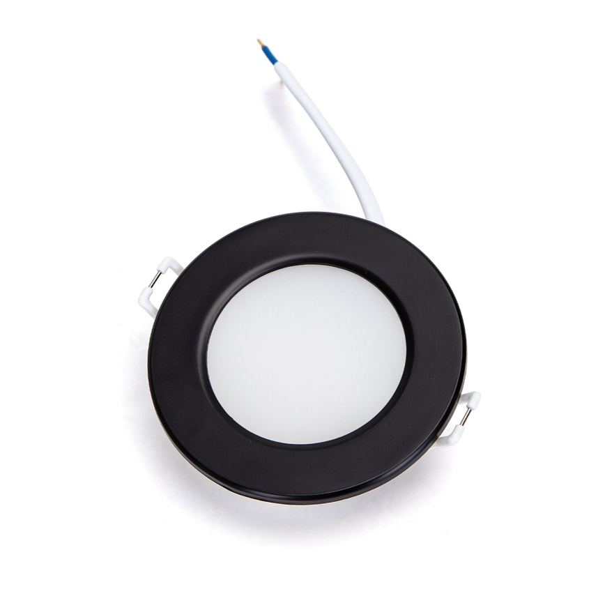 Aigostar - SET 3x Lámpara empotrable de exterior LED LED/4,8W/230V 3000K IP65 negro