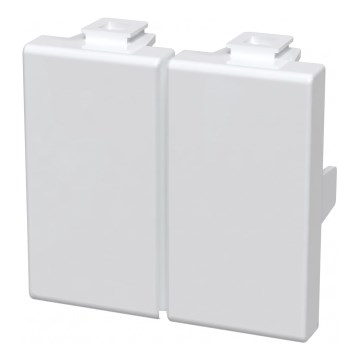 Aigostar - Tapa final 23,4x47 mm blanca