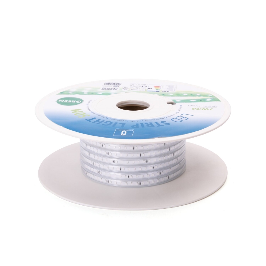 Aigostar - Tira LED 350W/230V 50m verde IP65