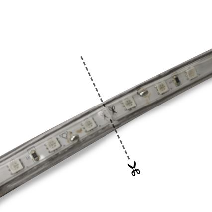 Aigostar - Tira LED exterior 50m LED/350W/230V roja IP65