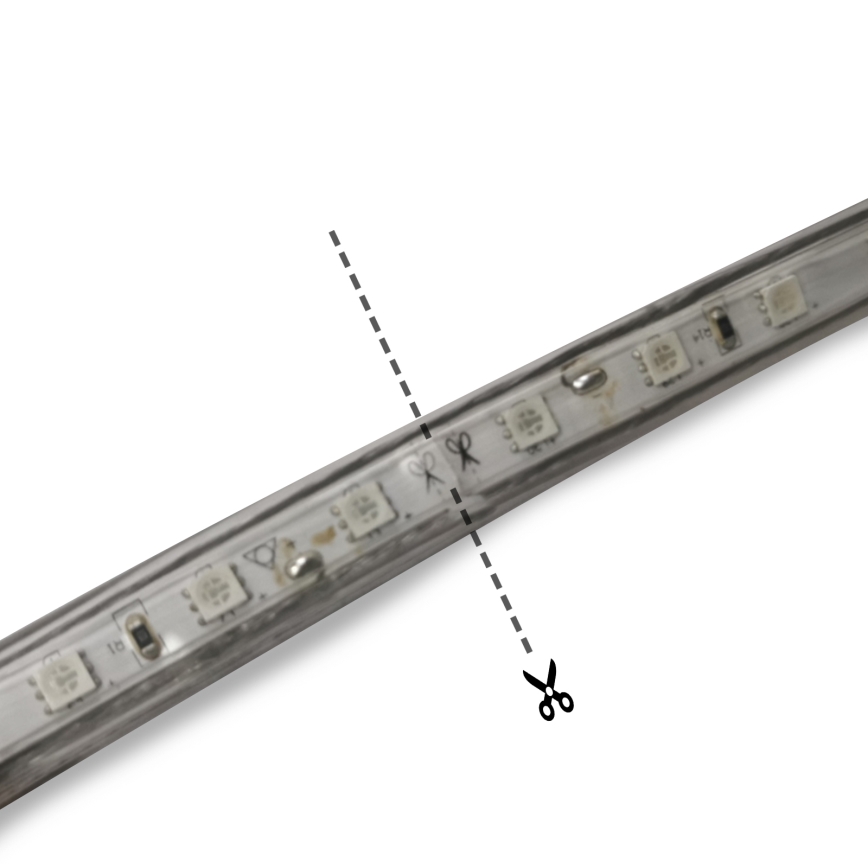 Aigostar - Tira LED para exterior 50 m LED/350 W/230 V verde IP65