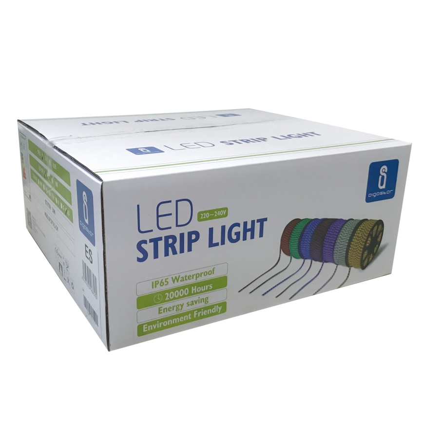 Aigostar - Tira LED para exterior 50m LED/300W/230V azul IP65