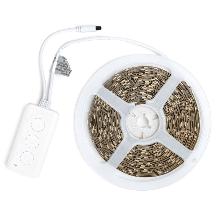 Aigostar - Tira LED RGBIC regulable 10 m LED/24W/24V + mando a distancia Wi-Fi
