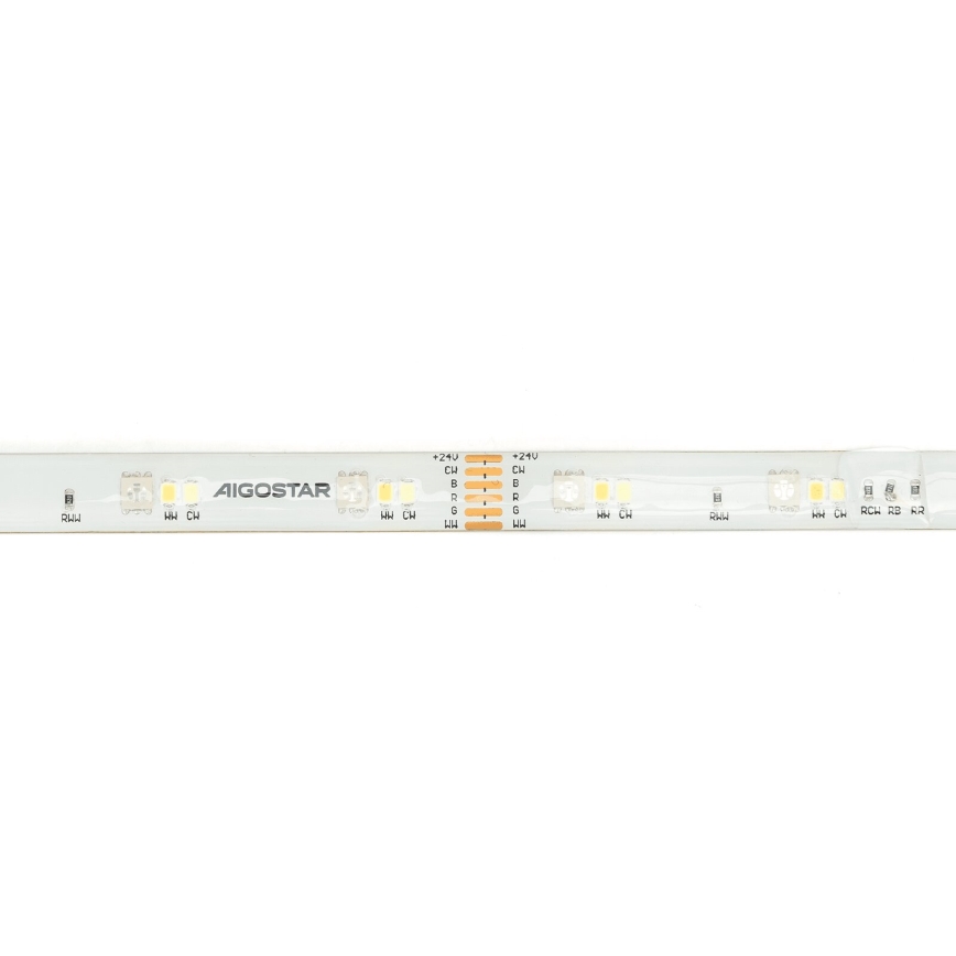 Aigostar - Tira LED RGBW regulable 5m MESH Inteligente LED/24W/230V 2700-6500K + control remoto