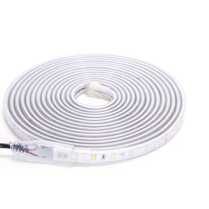 Aigostar - Tira solar LED RGB regulable LED/1,6W/3,2V 3+2m IP65 1800 mAh + mando a distancia