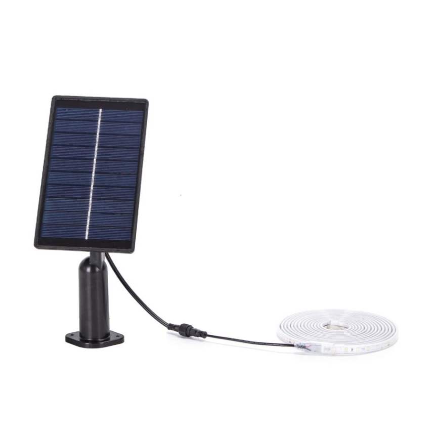 Aigostar - Tira solar LED regulable LED/1,6W/3,2V 3 m 2700K IP65 1800 mAh + mando a distancia