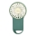Aigostar - Ventilador de bolsillo recargable 4 W / 5 V, 500 mAh, USB, verde