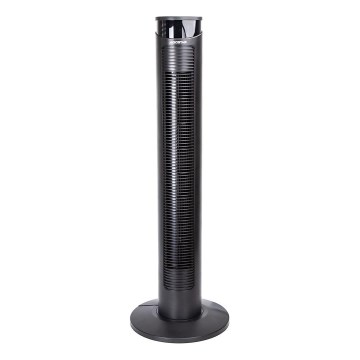 Aigostar - Ventilador de columna 45W/230V negro + mando a distancia