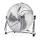 Aigostar - Ventilador de pie 100W/230V, diámetro 54 cm, acabado cromado brillante