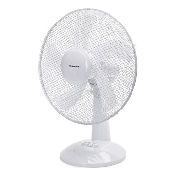 Aigostar - Ventilador de sobremesa 45W/230V blanco
