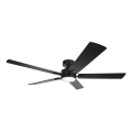 Aigostar - Ventilador de techo LED regulable LED/20W/230V 2700-6500K 132cm marrón + control remoto