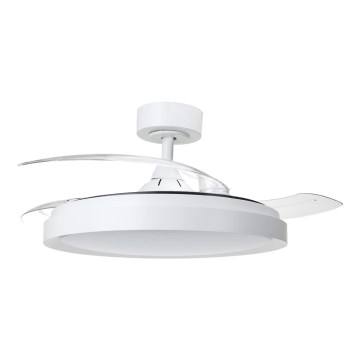 Aigostar - Ventilador de techo LED regulable LED/50W/230V 2700-6500K 106cm blanco + control remoto