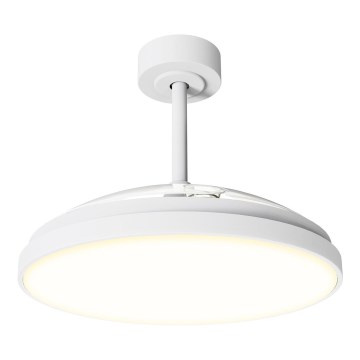 Aigostar - Ventilador de techo LED regulable LED/50W/230V 2700–6500K Ø 106cm blanco + mando a distancia