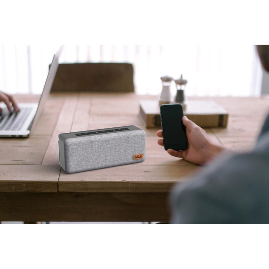 AKAI A3 REFLEXO - Altavoz inalámbrico 10W/2000 mAh IPX4