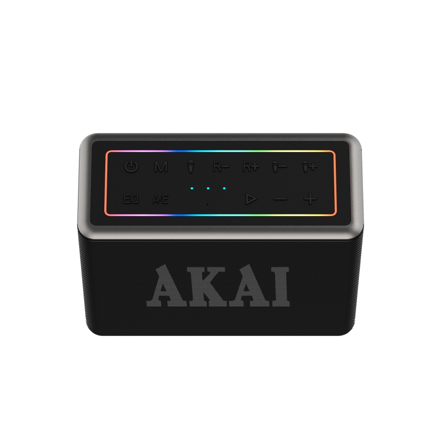 AKAI ABTSW-120 - Altavoz inalámbrico con dos micrófonos 80W/4000 mAh IPX6