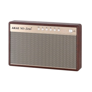 AKAI M3 SOUL COFFEE - Altavoz inalámbrico 20W/6000 mAh