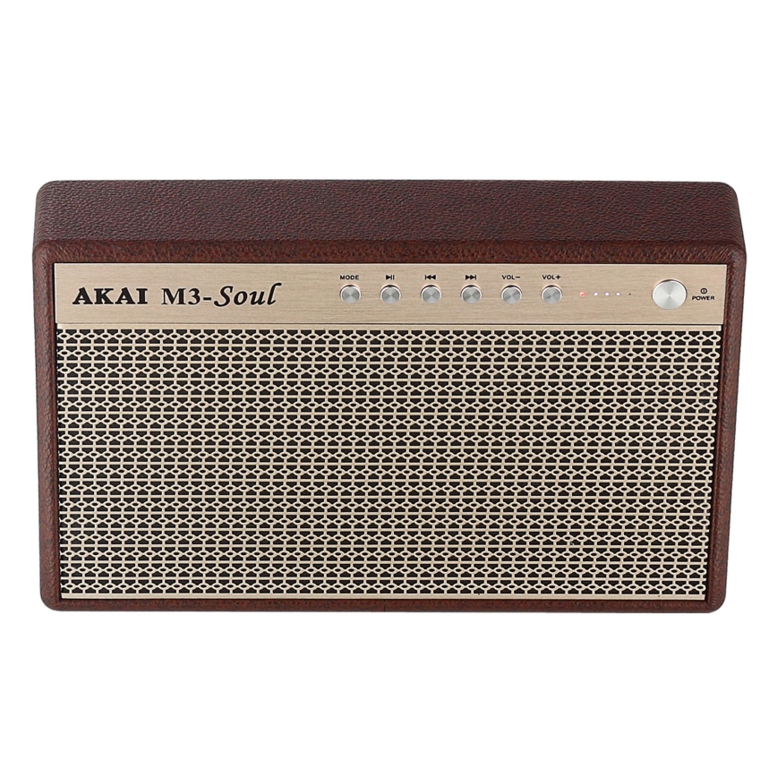 AKAI M3 SOUL COFFEE - Altavoz inalámbrico 20W/6000 mAh