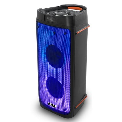 AKAI PARTY BOX 810 - Altavoz inalámbrico 65W/230V 5000 mAh + mando a distancia