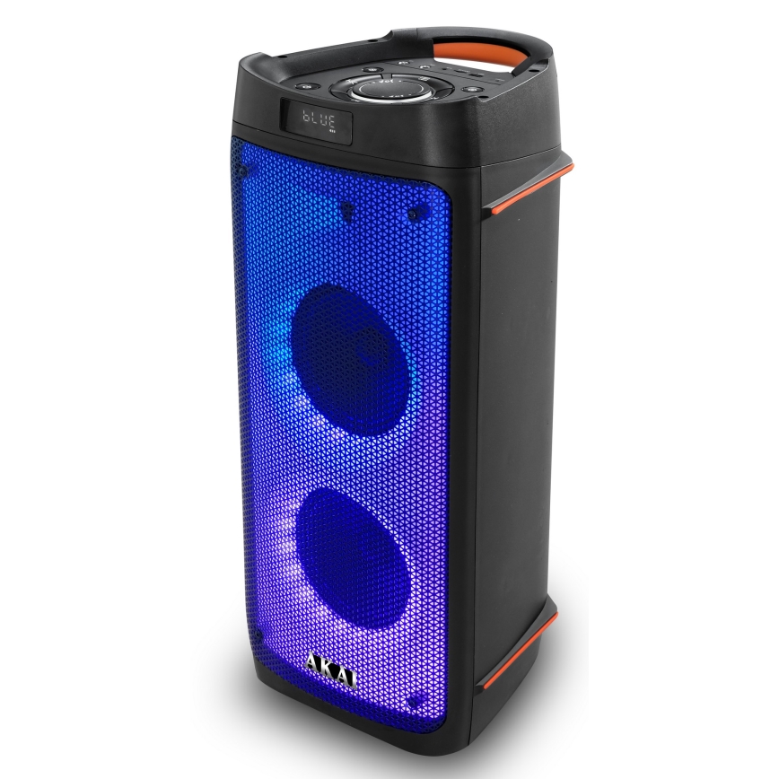 AKAI PARTY BOX 810 - Altavoz inalámbrico 65W/230V 5000 mAh + mando a distancia
