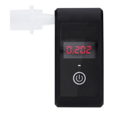 Alcoholímetro recargable mini con célula de combustible, 0,0 - 5,0‰ BAC sensibilidad 0,08‰ 5V