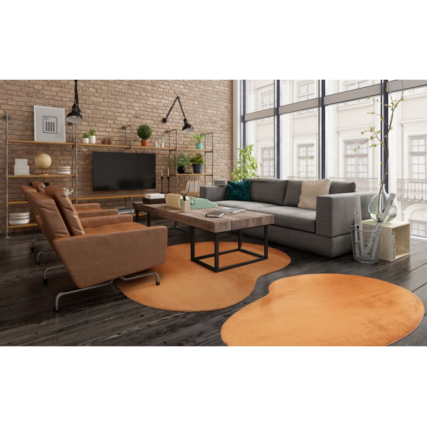 Alfombra antideslizante LOREN 120x170 cm naranja