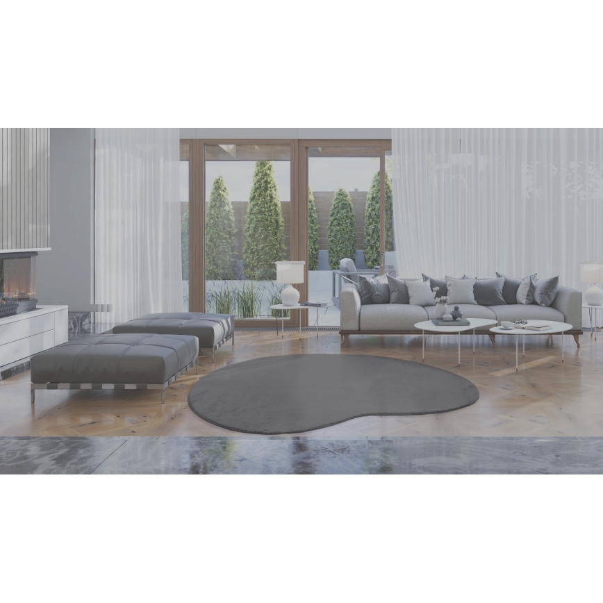 Alfombra antideslizante LOREN 160x230 cm gris