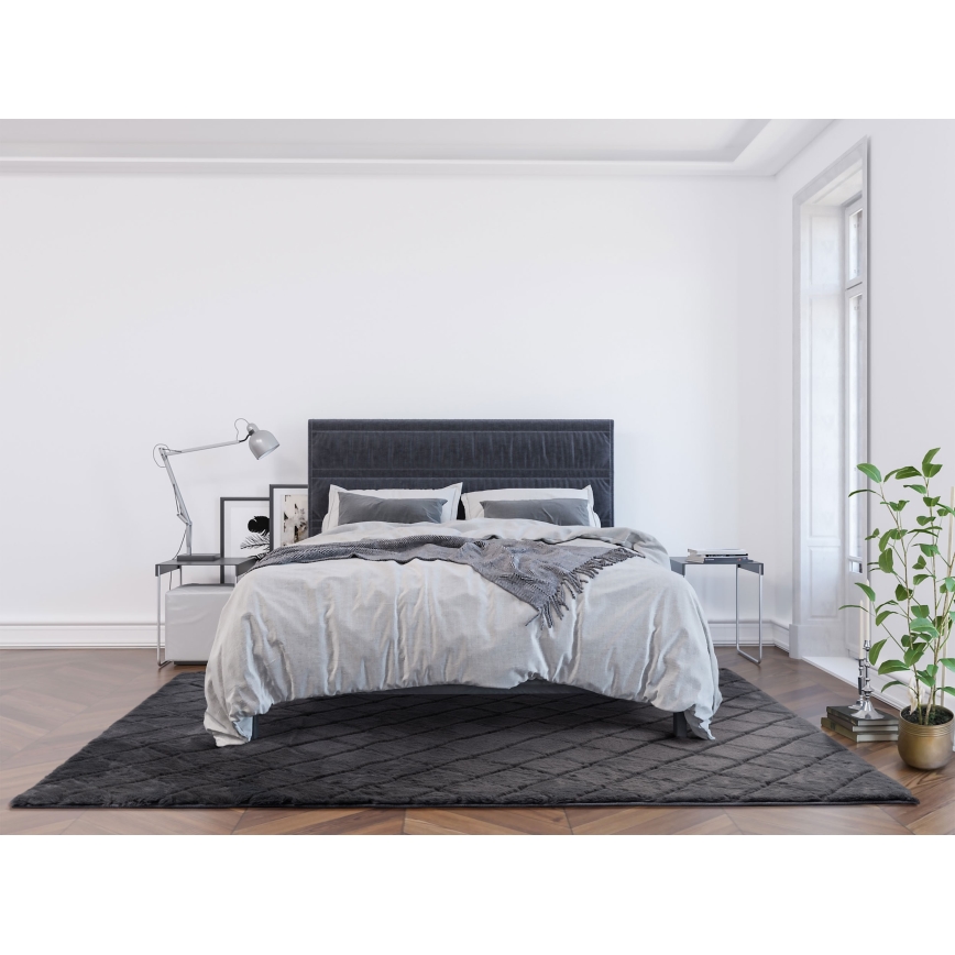 Alfombra antideslizante MODENA NEW 120x160 cm antracita