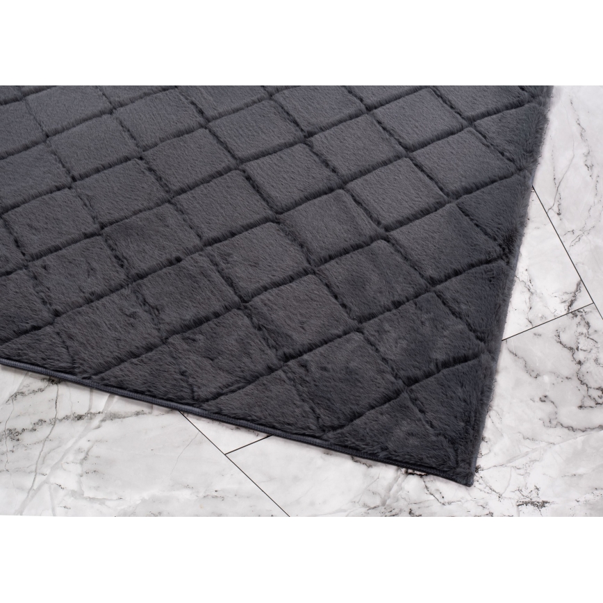 Alfombra antideslizante MODENA NEW 120x160 cm antracita