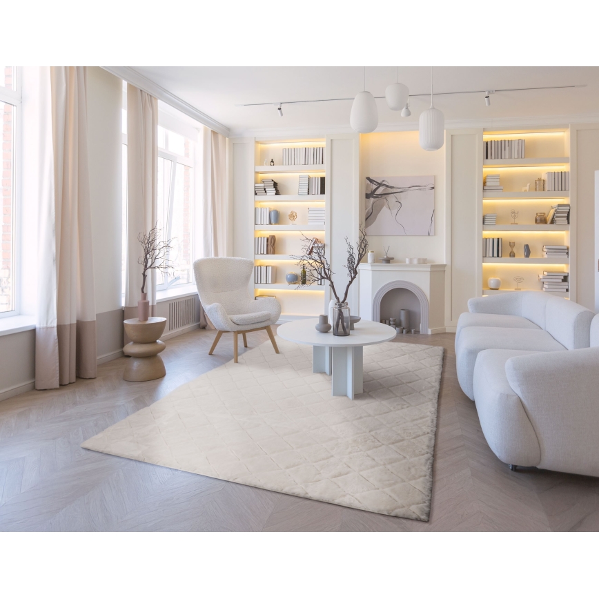 Alfombra antideslizante MODENA NEW 80x140 cm crema