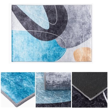 Alfombra antideslizante PRINT SHINE 160x230 cm multicolor