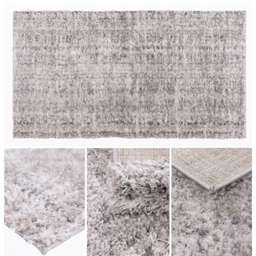 Alfombra BILBAO SHAGGY 120x160 cm gris/antracita