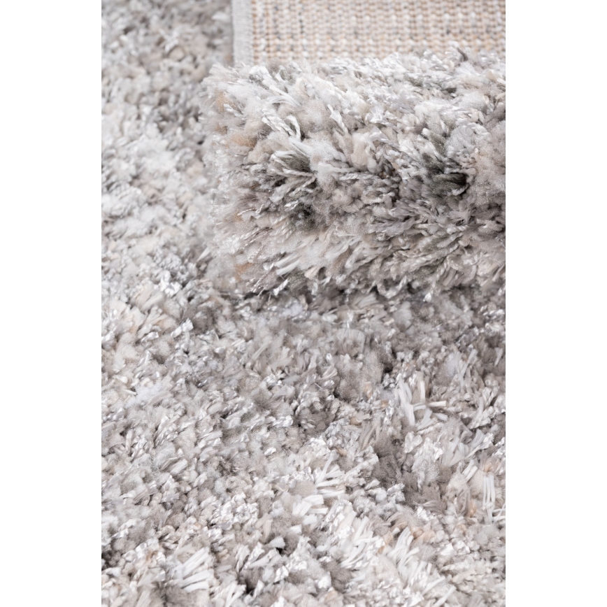 Alfombra BILBAO SHAGGY 120x160 cm gris/antracita