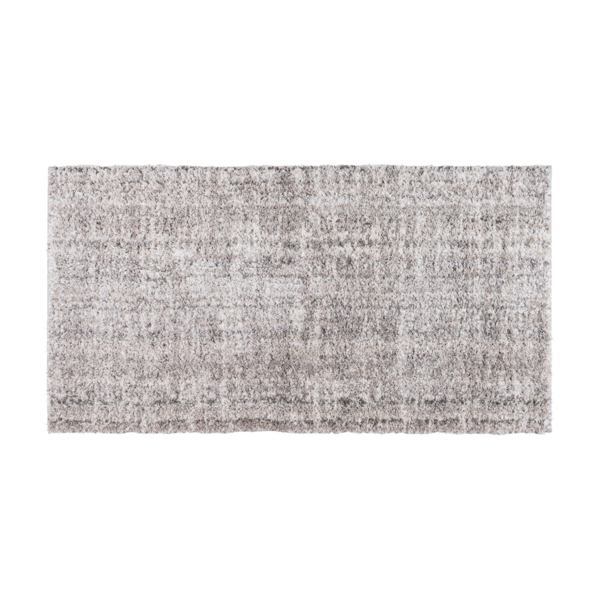 Alfombra BILBAO SHAGGY 80x150 cm gris/antracita