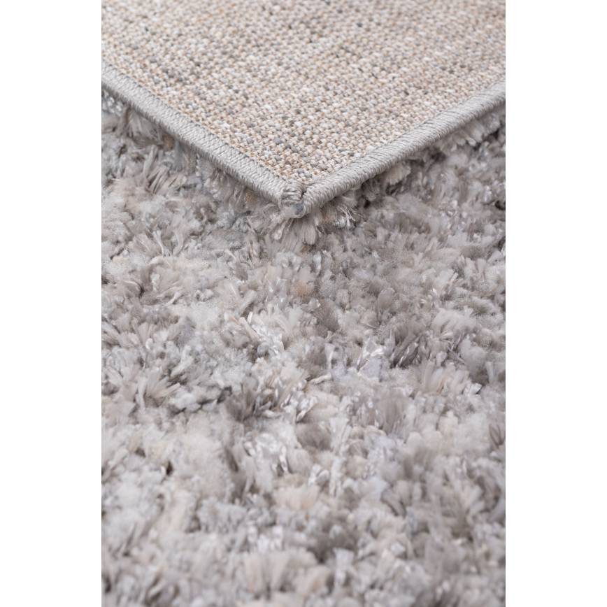 Alfombra BILBAO SHAGGY 80x150 cm gris/antracita