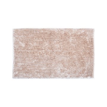 Alfombra de baño antideslizante CHENILLE 50 x 80 cm beige
