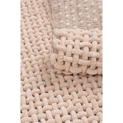 Alfombra de baño BELWEDER 60x100 cm beige