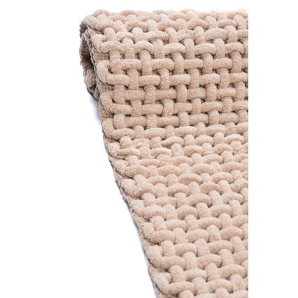 Alfombra de baño BELWEDER 60x100 cm beige
